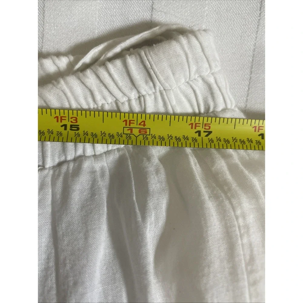 Decorated Originals Women's Size 3X White Cotton Boho Peasant Crochet Skirt